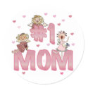 #1 Mom stickers by mom_gifts #1 Mom stickers