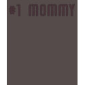 "#1 Mommy" Twofer Sheer (Fitted) t-shirts