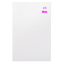 #1 Mum Stationery Design