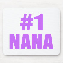 #1 Nana (Purple) mousepads by TeeZazzle #1 Nana (Purple) mousepads