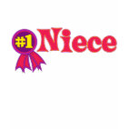 #1 Niece Ladies Basic T-Shirt