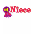 #1 Niece Ladies Basic T-Shirt