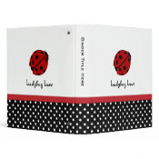 1&quot; Personalized Ladybug Love Binder