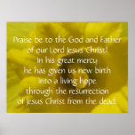 1 Peter 1:3 Poster posters