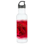 1 Peter 1:9 White Border 24oz Water Bottle