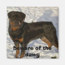 1__pgeimg2, beware of the dawg refrigerator magnets