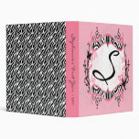 1" Photo Binder Scrapbook Butterfly Zebra Print