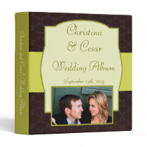 1" Photo Binder Scrapbook Light/Olive Green Chande