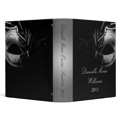 1" Photo Binder Scrapbook Silver Black by AnnLeeDesigns
