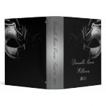 1" Photo Binder Scrapbook Silver Black