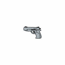 1" Pistol embroidered shirts