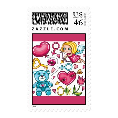 1 POSTAGE STAMP by CreativeColours