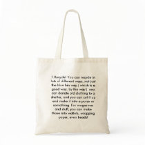 1.Recycle! You can recycle in lots of different... bags by sweetlemonade 1.Recycle! You can recycle in lots of different... bags