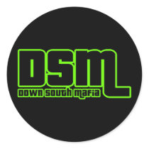 1" Round DSM Sticker
