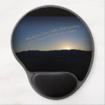 1 Samuel 15:22 Sunset Black Border Gel Mouse Pad