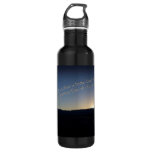 1 Samuel 15:22 Sunset Black Border 24oz Water Bottle