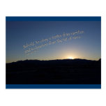 1 Samuel 15:22 Sunset Postcard