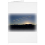 1 Samuel 15:22 Sunset White Border Greeting Card