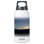 1 Samuel 15:22 Sunset White Border 10 Oz Insulated SIGG Thermos Water Bottle