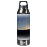 1 Samuel 15:22 Sunset White Border 16 Oz Insulated SIGG Thermos Water Bottle