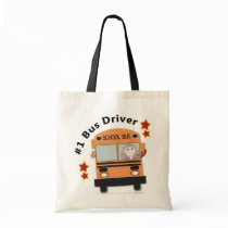 #1 School Bus Driver Tote Bag