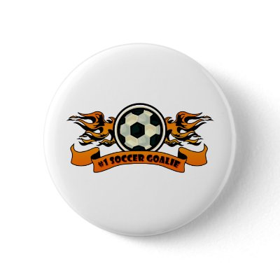 #1 Soccer Goalie Pin
