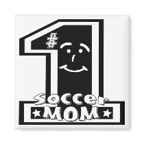 #1 Soccer Mom magnets by SportsZone #1 Soccer Mom magnets
