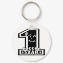 #1 Soccer Star keychains