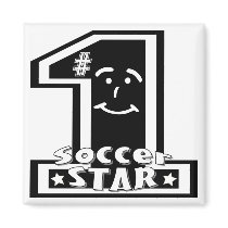 #1 Soccer Star magnets by SportsZone #1 Soccer Star magnets