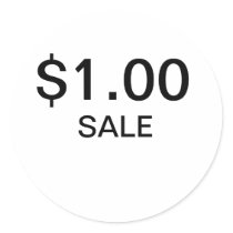 $1 Stickers   2000 for $3.45