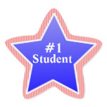 #1 Student Star Stickers