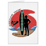 #1 Survived Hurricane Irene Greeting Card