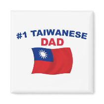 #1 Taiwanese Dad Fridge Magnet