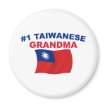 #1 Taiwanese Grandma Refrigerator Magnet