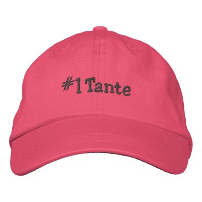 #1 Tante Embroidered Cap #1 Tante Embroidered Cap