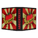 #1 Teacher Assignments Binder (tattoo style). binder