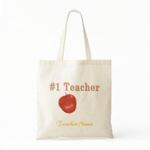 #1 Teacher Customizable Bag