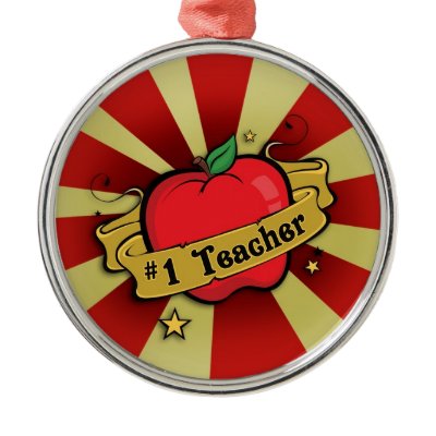 #1 Teacher Tattoo Inspired Urban Design Ornament by paper_robot