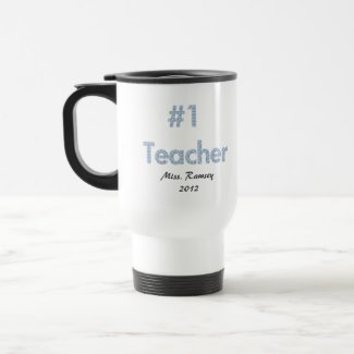 #1 Teacher Travel Mug mug