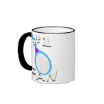 # 1 Tennis Fan Mug (light blue racket)