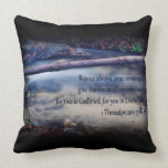 1 Thessalonians 5: 16- 18 Pillow