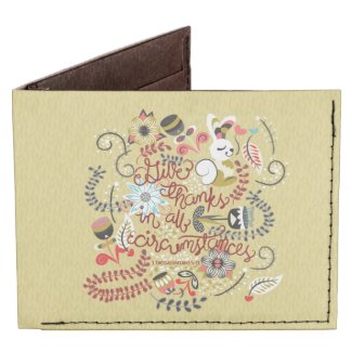 1 Thessalonians 5:18 Give Thanks In All Circumstan Tyvek Wallet