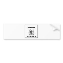 #1 Uganda Customized Products bumper stickers by AFRICANKOKO #1 Uganda Customized Products bumper stickers