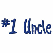 #1 Uncle-Embroidered T-Shirt embroidered shirts