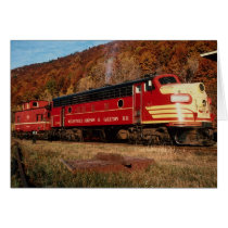1 Wellsville Addison & Galeton, EMD FP-7, Galeton, Greeting Cards
