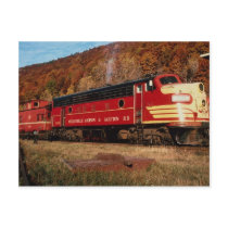 1 Wellsville Addison & Galeton, EMD FP-7, Galeton, Post Card