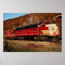 1 Wellsville Addison & Galeton, EMD FP-7, Galeton, Poster