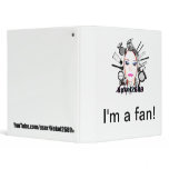 1" white binder with Nekol2689 Logo
