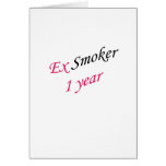 1 year ex-smoker card