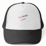1 year ex-smoker trucker hat